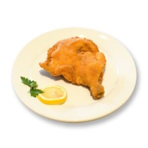 Gebackene Hühnerkeule <span style="color:#cf2d37; font-size:22px;"> ACG </span>